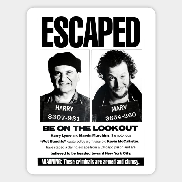 Wet Bandits Wanted Poster Magnet by Scum & Villainy